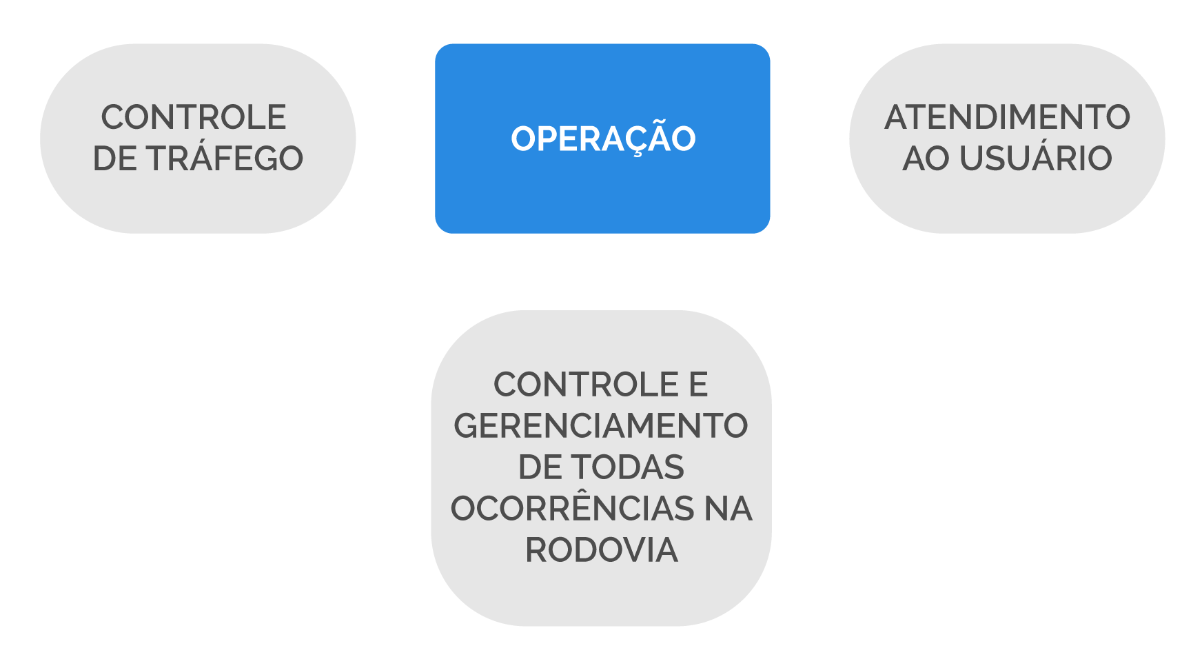 Gráfico dos serviços da concessão.